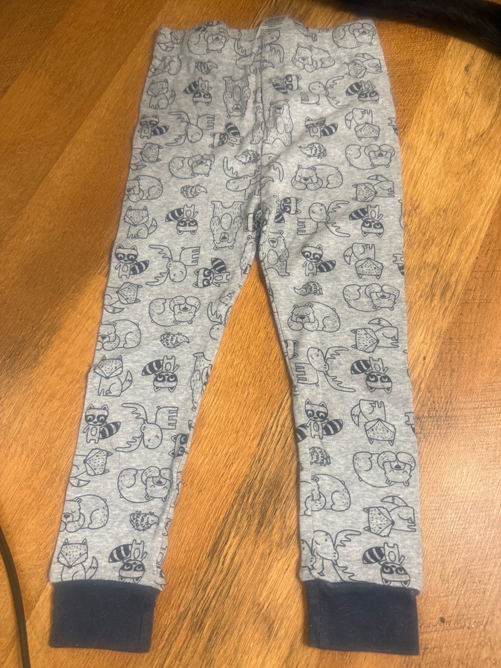 Boys 4t garanimals grey forest animals cotton pajama pants.